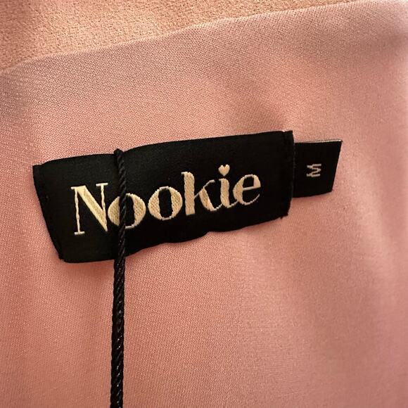 NWT Nookie Viva 2 Way Midi Dress Women's Dusty Pink Size Medium - Picture 8 of 8